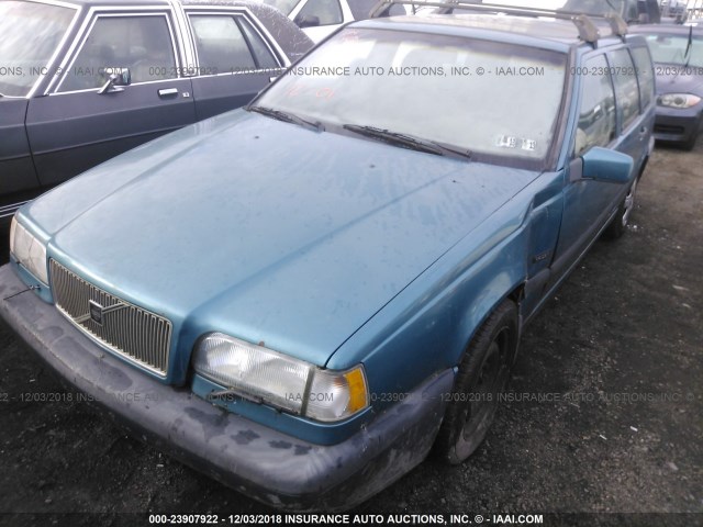 YV1LW5542V2316915 - 1997 VOLVO 850 GREEN photo 2