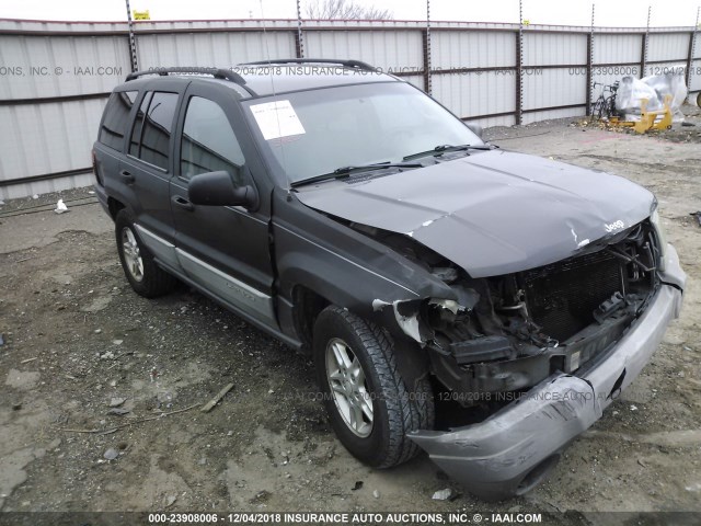 1J4GW48S54C380123 - 2004 JEEP GRAND CHEROKEE LAREDO/COLUMBIA/FREEDOM ნაცრისფერი ფოტო 1