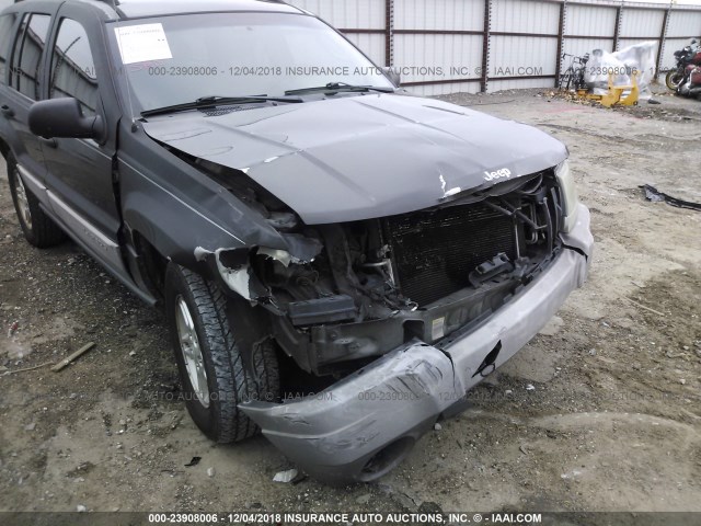 1J4GW48S54C380123 - 2004 JEEP GRAND CHEROKEE LAREDO/COLUMBIA/FREEDOM ნაცრისფერი ფოტო 6