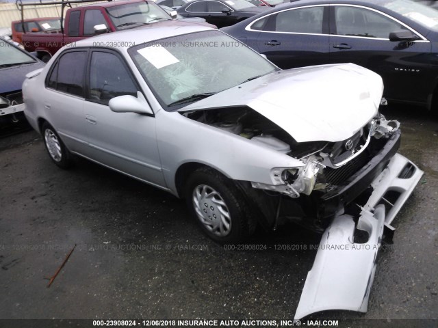 1NXBR12E12Z603379 - 2002 TOYOTA COROLLA CE/LE/S SILVER photo 1