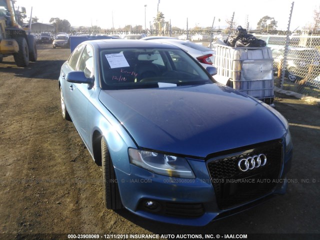 WAUBFAFL7AN019192 - 2010 AUDI A4 PREMIUM BLUE photo 1