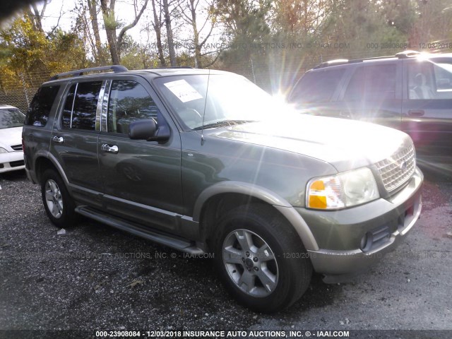 1FMZU64K93UA54805 - 2003 FORD EXPLORER EDDIE BAUER GREEN photo 1