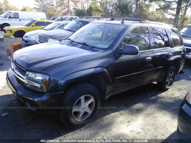 1GNDS13S062169423 - 2006 CHEVROLET TRAILBLAZER LS/LT GRAY photo 2