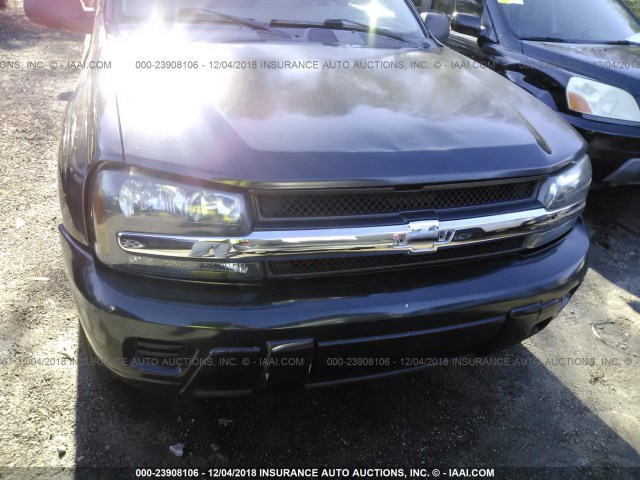 1GNDS13S062169423 - 2006 CHEVROLET TRAILBLAZER LS/LT GRAY photo 6