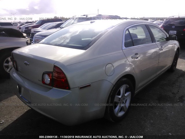 1G1ZG57B89F222733 - 2009 CHEVROLET MALIBU LS 棕色 照片 4