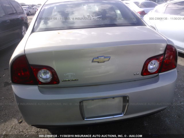 1G1ZG57B89F222733 - 2009 CHEVROLET MALIBU LS 棕色 照片 6