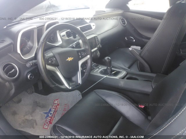 2G1FT1EW5E9231633 - 2014 CHEVROLET CAMARO 2SS SILVER photo 5