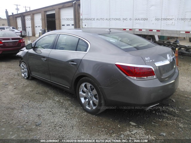 1G4GE5ED3BF393416 - 2011 BUICK LACROSSE CXS BROWN photo 3