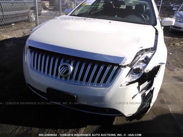 3MEDM0L30BR601146 - 2011 MERCURY MILAN HYBRID WHITE photo 6