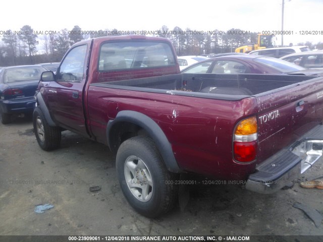 5TENM92N31Z720093 - 2001 TOYOTA TACOMA RED photo 3