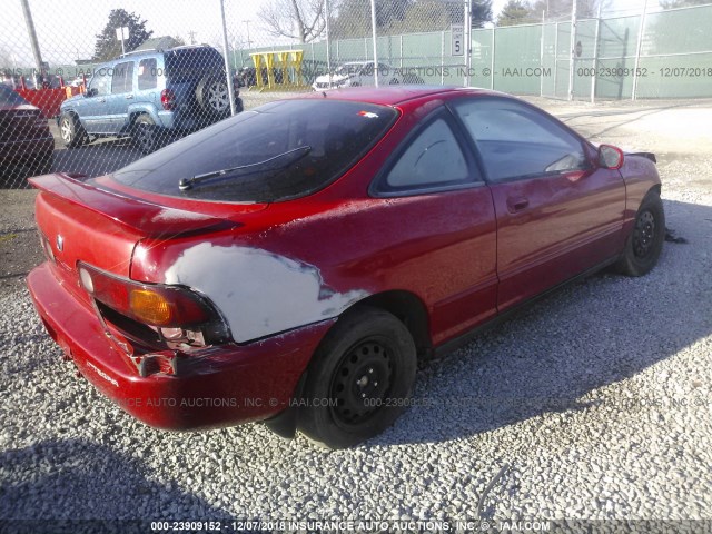 JH4DC4358VS015816 - 1997 ACURA INTEGRA LS RED photo 4