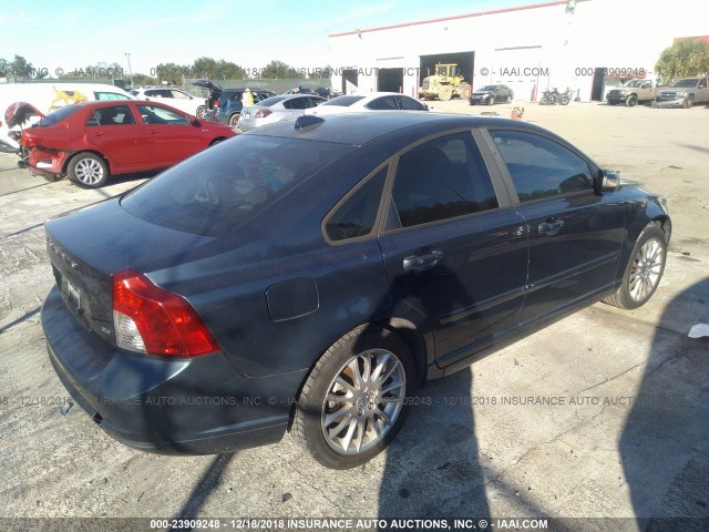 YV1382MS2A2486114 - 2010 VOLVO S40 2.4I BLUE photo 4