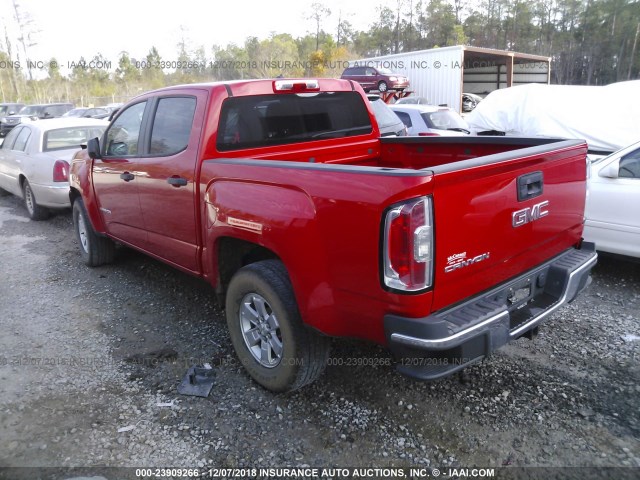 1GTG5AE32F1171439 - 2015 GMC CANYON RED photo 3