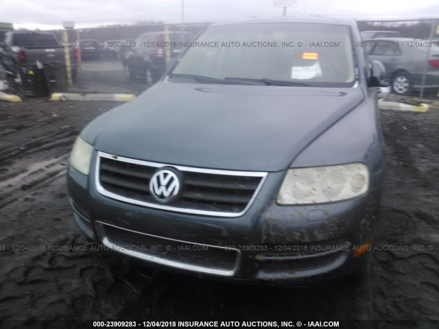 WVGMM77L15D008439 - 2005 VOLKSWAGEN TOUAREG 4.2 BLUE photo 6