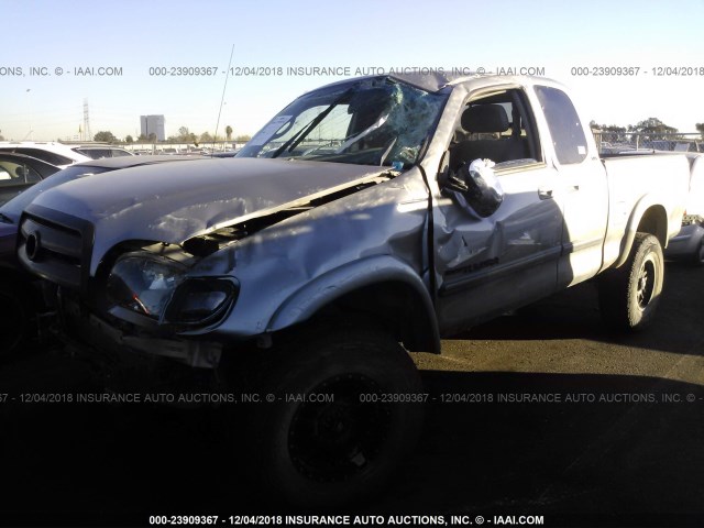 5TBBT44163S431611 - 2003 TOYOTA TUNDRA ACCESS CAB SR5 SILVER photo 2