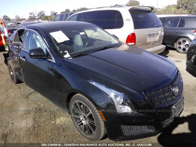 1G6AA5RA9D0168139 - 2013 CADILLAC ATS BLACK photo 1