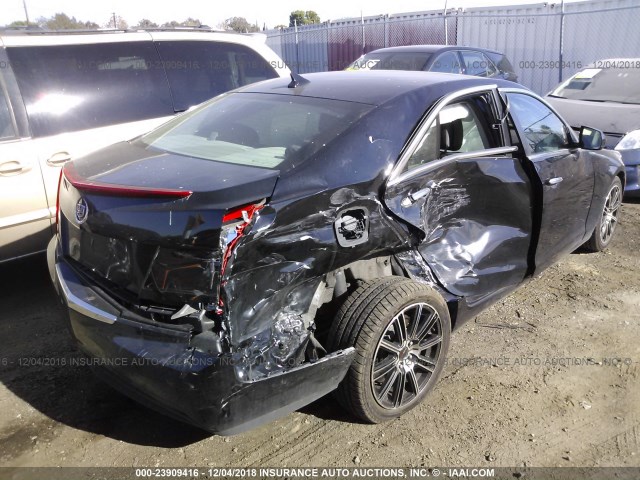 1G6AA5RA9D0168139 - 2013 CADILLAC ATS BLACK photo 4