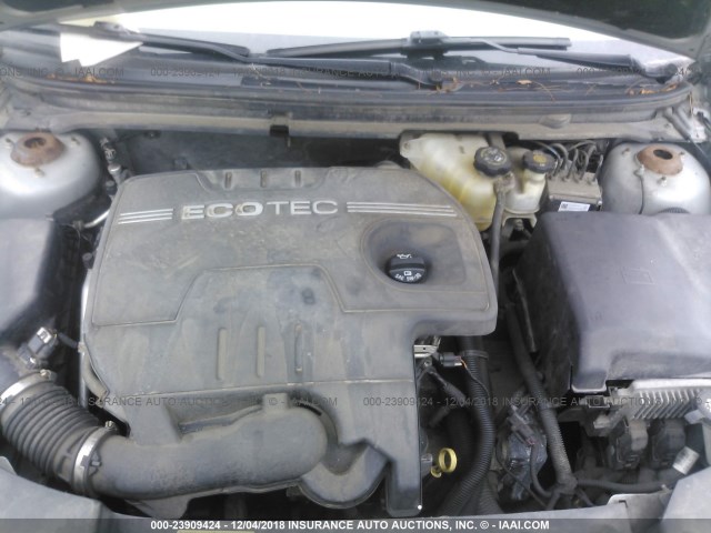 1G1ZB5EB9A4110590 - 2010 CHEVROLET MALIBU LS 银色 照片 10