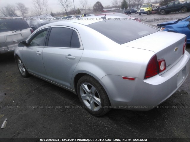 1G1ZB5EB9A4110590 - 2010 CHEVROLET MALIBU LS 银色 照片 3