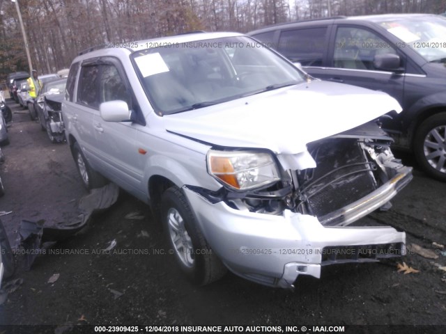 5FNYF28288B026345 - 2008 HONDA PILOT VP SILVER photo 1