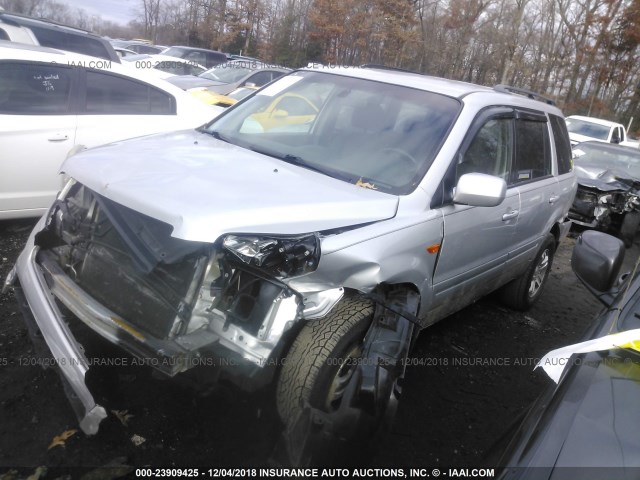 5FNYF28288B026345 - 2008 HONDA PILOT VP SILVER photo 2