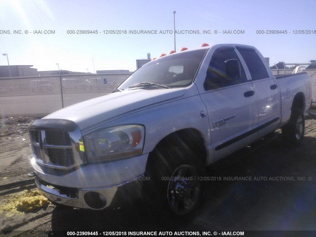 3D7LL38C66G175139 - 2006 DODGE RAM 3500 ST/SLT WHITE photo 2