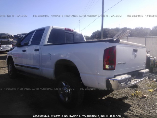 3D7LL38C66G175139 - 2006 DODGE RAM 3500 ST/SLT WHITE photo 3