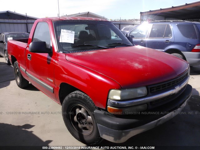 1GCEC14W8XZ213818 - 1999 CHEVROLET SILVERADO C1500 RED photo 1