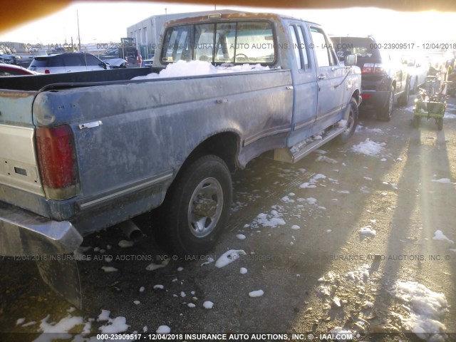 1FTHX25G0LKA36070 - 1990 FORD F250 BLUE photo 6