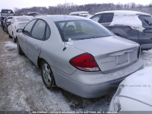 1FAFP55202G274781 - 2002 FORD TAURUS SES SILVER photo 3