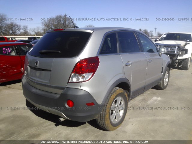 3GSCL33P28S671693 - 2008 SATURN VUE XE SILVER photo 4