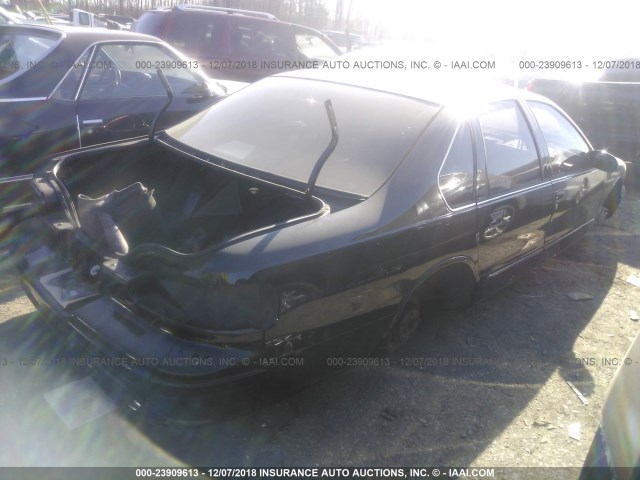 1G1BL52P9TR171118 - 1996 CHEVROLET CAPRICE / IMPALA CLASSIC/SS BLACK photo 4