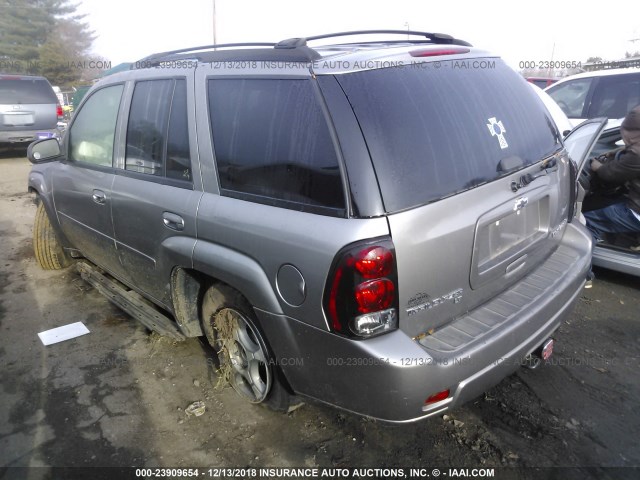 1GNDS13S062162701 - 2006 CHEVROLET TRAILBLAZER LS/LT GRAY photo 3