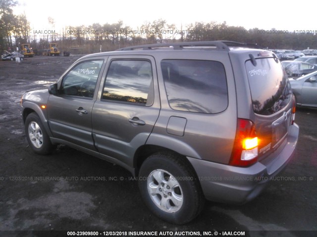 4F2YU08182KM51950 - 2002 MAZDA TRIBUTE LX/ES GRAY photo 3