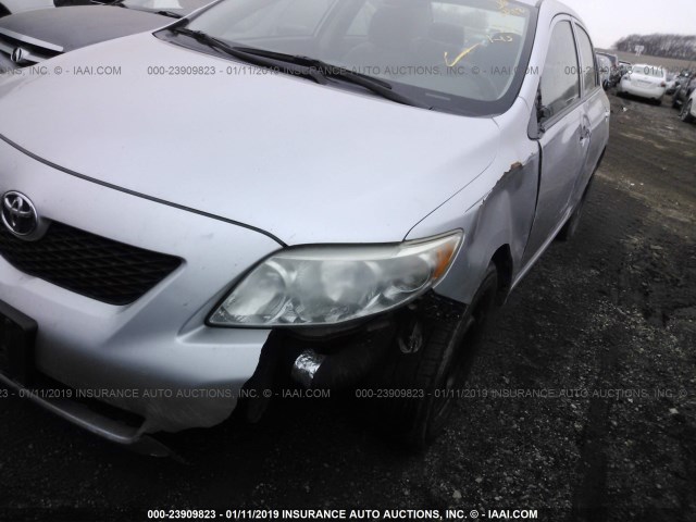 1NXBU4EE7AZ301637 - 2010 TOYOTA COROLLA S/LE/XLE GRAY photo 6