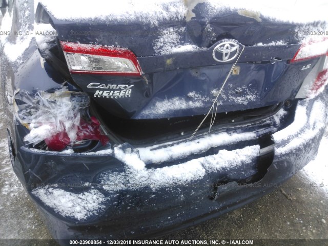 4T4BF1FK8ER444282 - 2014 TOYOTA CAMRY L/SE/LE/XLE Mavi foto 6