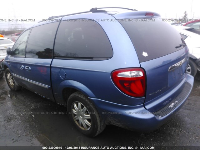 2A4GP54L37R184064 - 2007 CHRYSLER TOWN & COUNTRY TOURING BLUE photo 3