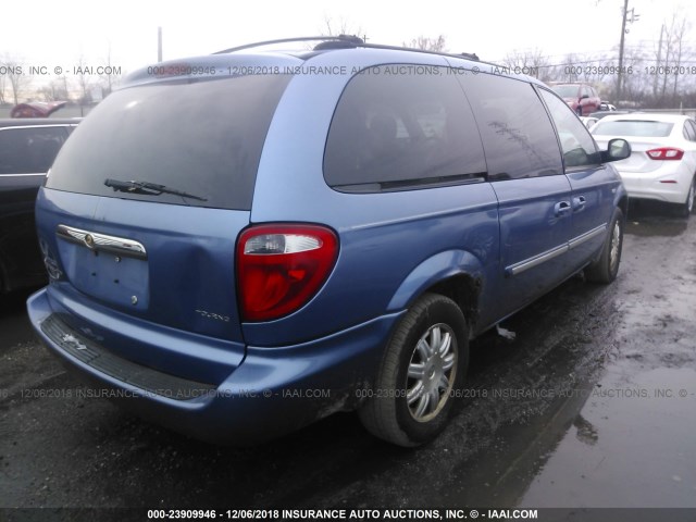 2A4GP54L37R184064 - 2007 CHRYSLER TOWN & COUNTRY TOURING BLUE photo 4