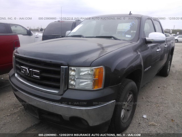 3GTEC13C48G206244 - 2008 GMC SIERRA C1500 BLACK photo 2