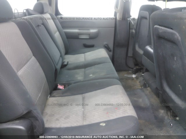 3GTEC13C48G206244 - 2008 GMC SIERRA C1500 BLACK photo 8