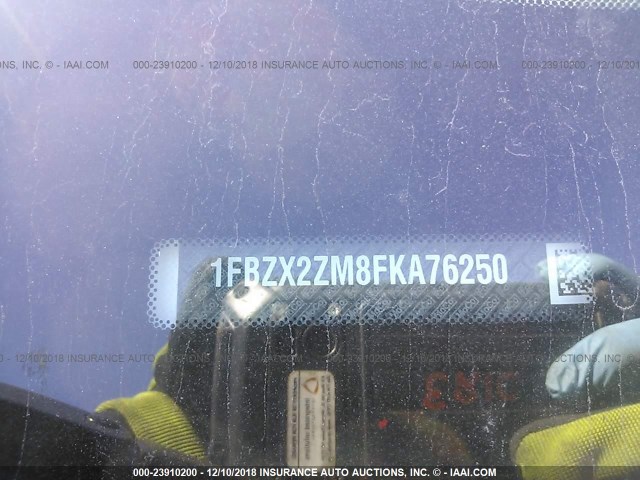 1FBZX2ZM8FKA76250 - 2015 FORD TRANSIT T-350 WHITE photo 9