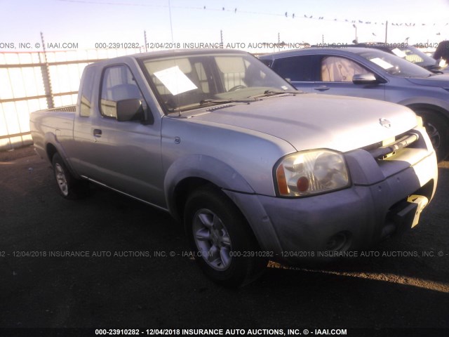 1N6DD26S91C310428 - 2001 NISSAN FRONTIER KING CAB XE SILVER photo 1