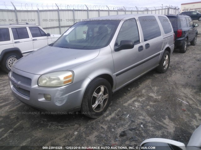 1GNDV23117D214900 - 2007 CHEVROLET UPLANDER LS SILVER photo 2