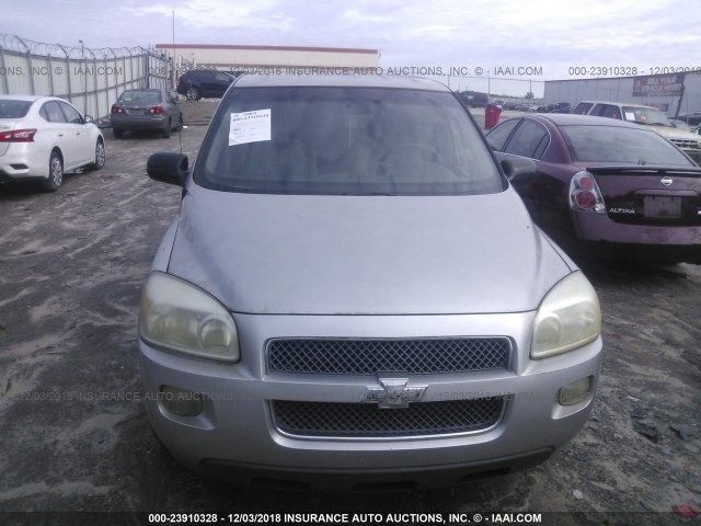 1GNDV23117D214900 - 2007 CHEVROLET UPLANDER LS SILVER photo 6