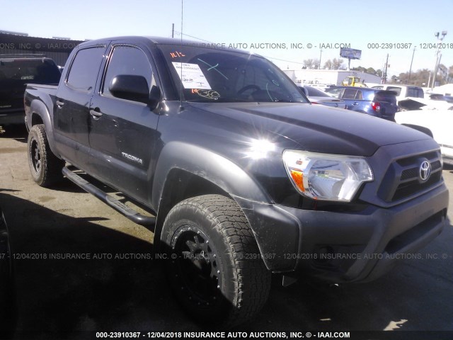 5TFJU4GN1DX047665 - 2013 TOYOTA TACOMA DOUBLE CAB PRERUNNER BLACK photo 1