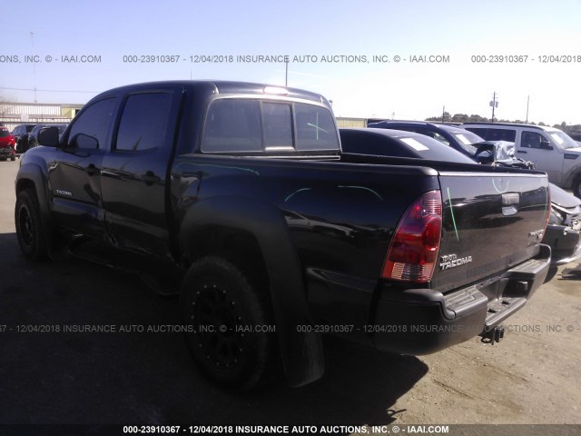 5TFJU4GN1DX047665 - 2013 TOYOTA TACOMA DOUBLE CAB PRERUNNER BLACK photo 3