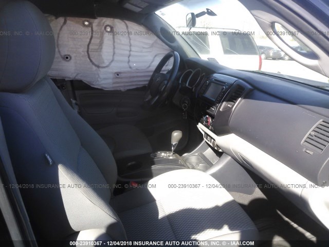 5TFJU4GN1DX047665 - 2013 TOYOTA TACOMA DOUBLE CAB PRERUNNER BLACK photo 5