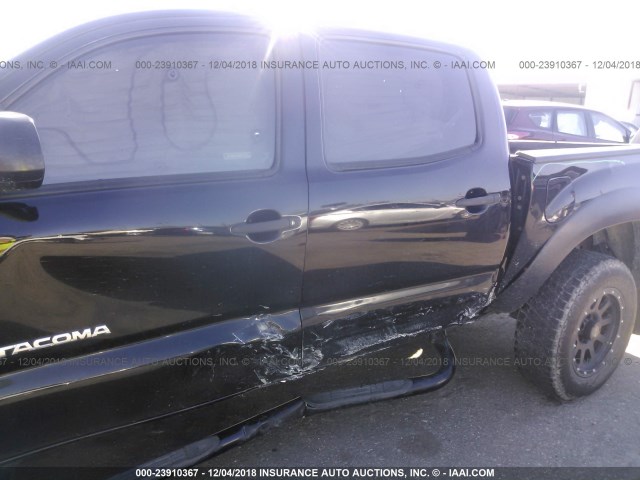 5TFJU4GN1DX047665 - 2013 TOYOTA TACOMA DOUBLE CAB PRERUNNER BLACK photo 6