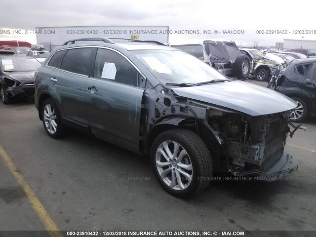 JM3TB3DA0C0336674 - 2012 MAZDA CX-9 BLUE photo 1