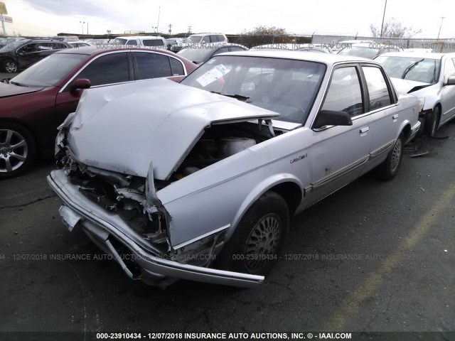 1G3AG55N0P6318967 - 1993 OLDSMOBILE CUTLASS CIERA S BLUE photo 2